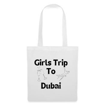 Voyage entre filles à Dubaï pour un enterrement de vie de jeune fille - Sac en tissu - blanc - Devant
