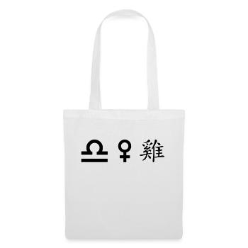 Balance Vénus Coq - Sac en tissu - blanc - Devant