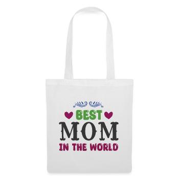 Beste Mama der Welt - Stoffbeutel - Weiß - Vorne