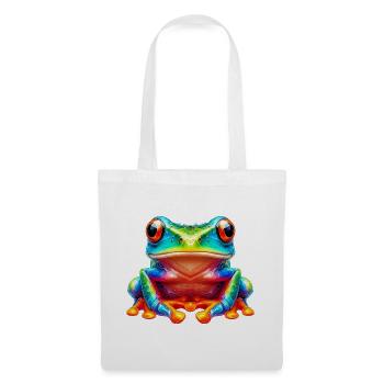 Grenouille - Sac en tissu - blanc - Devant