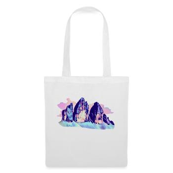 Three Peaks Tre Cime di Lavaredo Dolomites Hiking - Tote Bag - white - Front