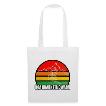 koa Gnadn fia dWadn, VTT, VTT, Montagne - Sac en tissu - blanc - Devant