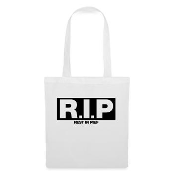 REPOS À PIEF (R.I.P.) - Sac en tissu - blanc - Devant