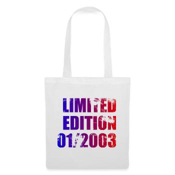 22nd Birthday Limited Edition 01/2003 - Tote Bag - white - Front