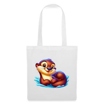 Otter - Stoffbeutel - Weiß - Vorne