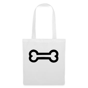 Os de chien Os Chiens - Sac en tissu - blanc - Devant