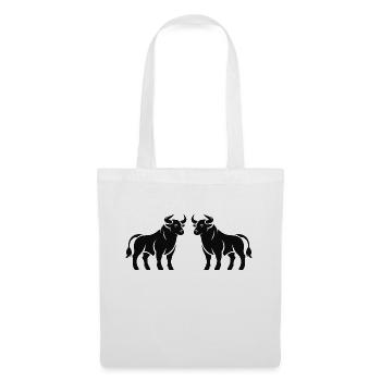 bulls - Tote Bag - white - Front