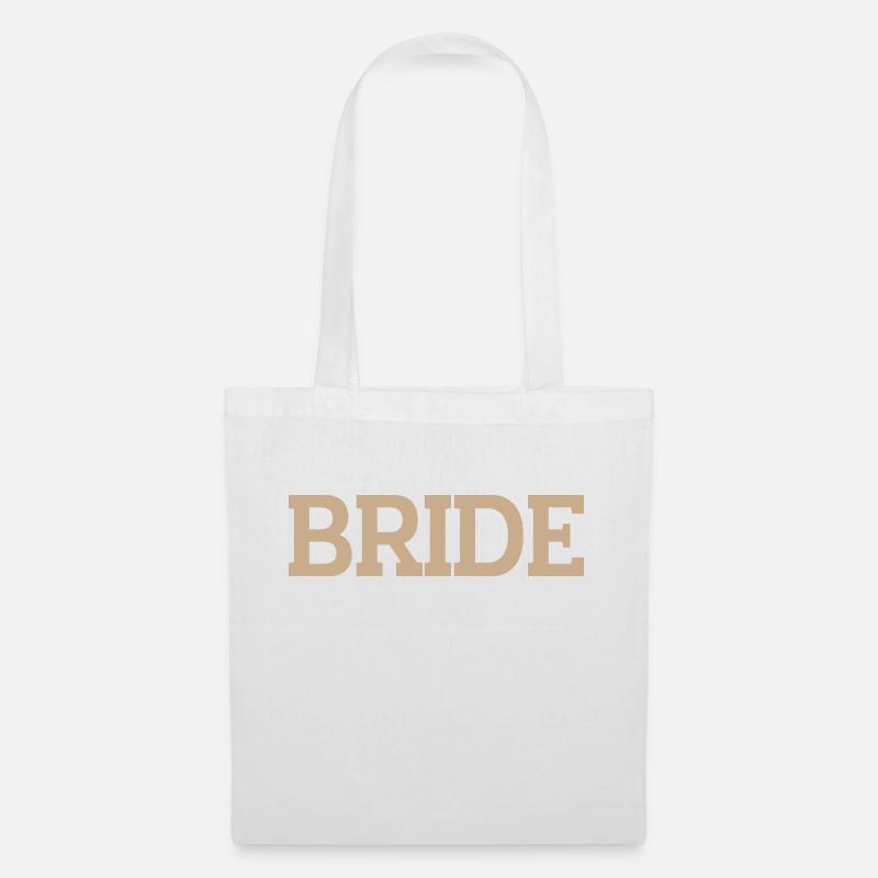 Bride - Stoffbeutel - Weiß
