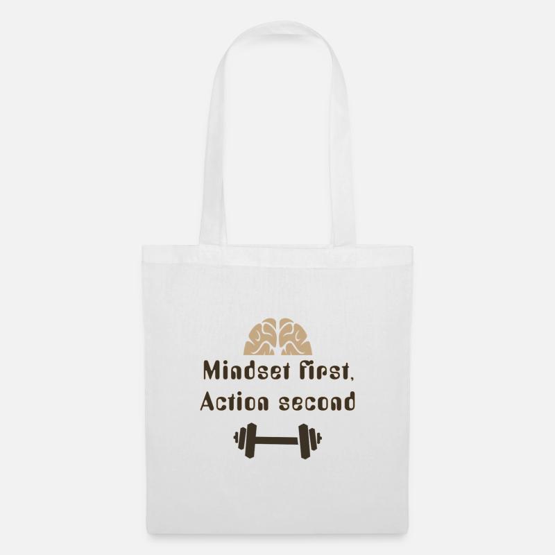 MIndsetFirstActionSecond_20250924 - Sac en tissu - blanc
