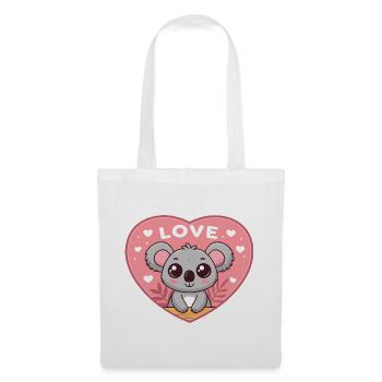 Koala Heart Sweet Love - Tote Bag - white - Front