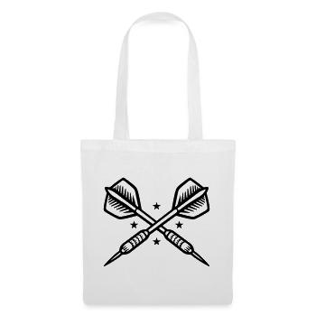 Dartpfeile Symbol - Stoffbeutel - Weiß - Vorne
