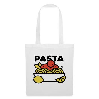 Pasta Schüssel Spaghetti Italien Foodie - Stoffbeutel - Weiß - Vorne