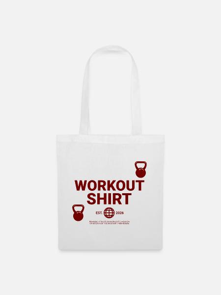 Workout Shirt - Stoffbeutel - Weiß