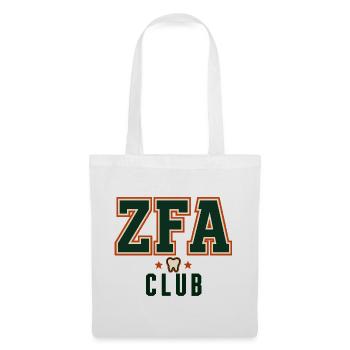 ZFA Club – Zahnmedizinisches Praxisteam - Stoffbeutel - Weiß - Vorne
