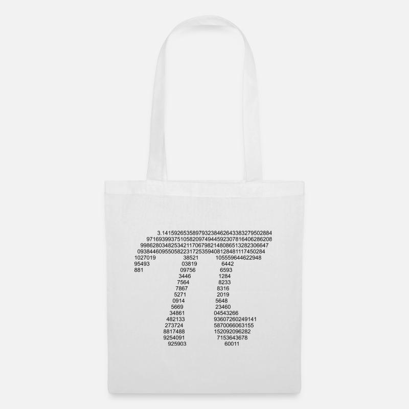 Pi - Tote Bag - white