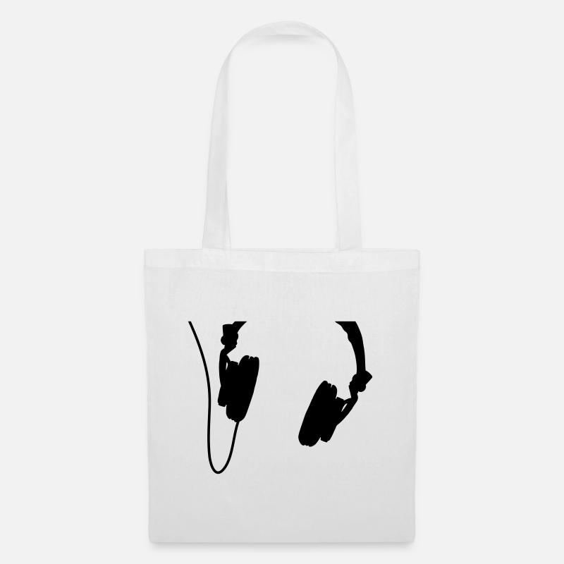 Headphones - Stoffbeutel - Weiß