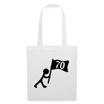 70 years birthday - Tote Bag - white - Front