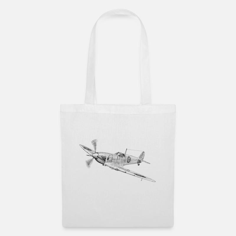 Spitfire - Stoffbeutel - Weiß