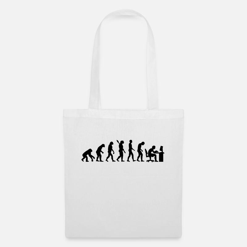 Evolution Büro - Stoffbeutel - Weiß