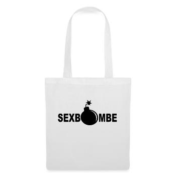 sex bomb - Tote Bag - white - Front