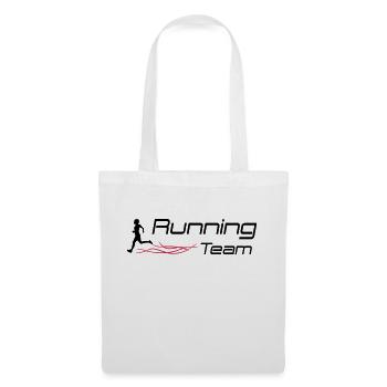 running team - Stoffbeutel - Weiß - Vorne