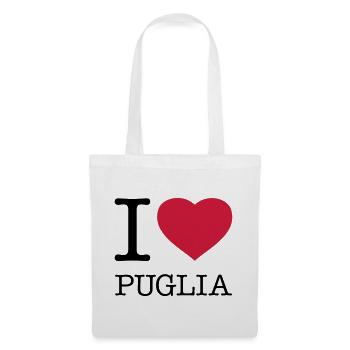 I LOVE PUGLIA Apulia Italy Italy - Tote Bag - white - Front