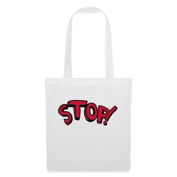 Stop standing remain comic saying - Tote Bag - white - Front