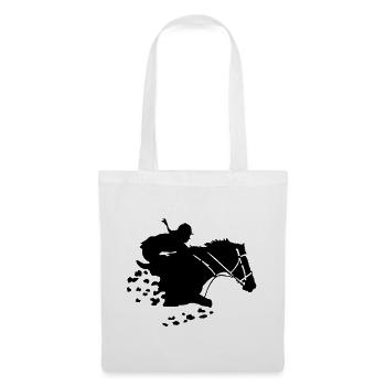 cavalière - Sac en tissu - blanc - Devant