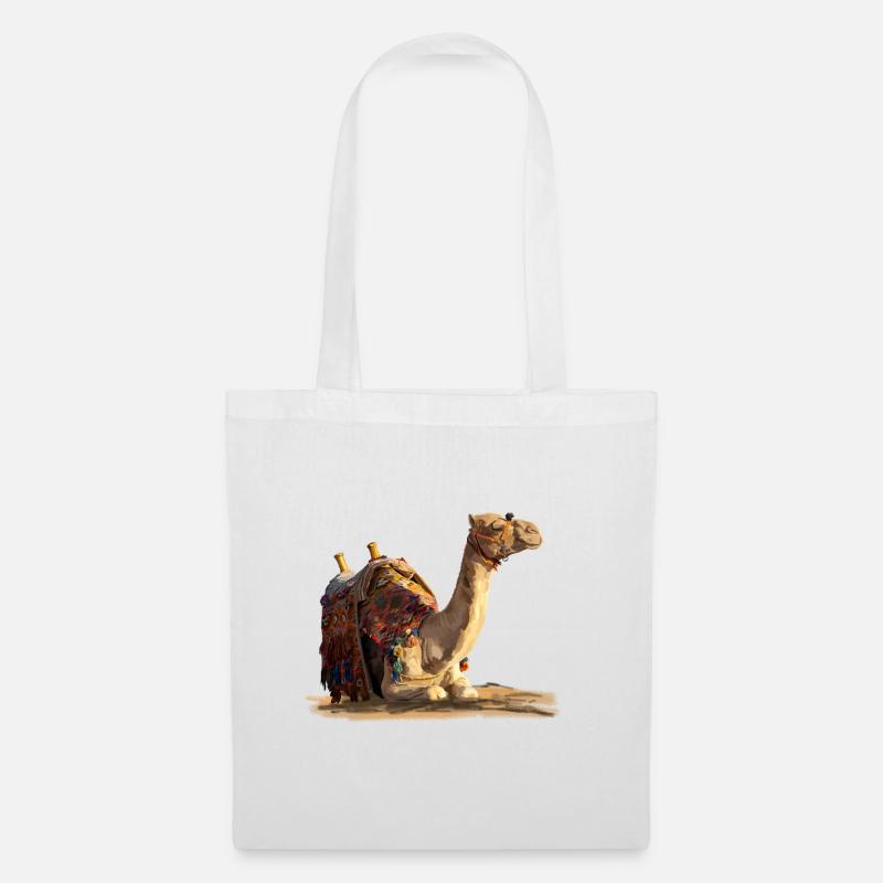 Camel - Tote Bag - white