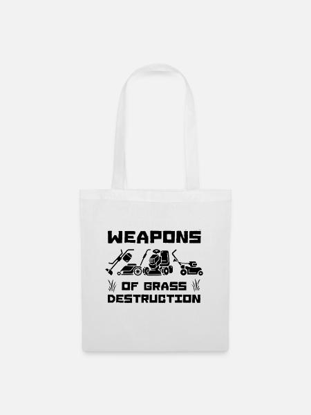 Weapons of Grass Destruction - Stoffbeutel - Weiß