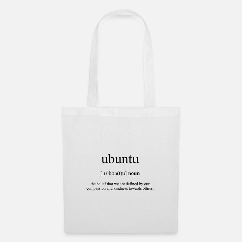 Ubuntu Definition Dictionary - Tote Bag - white