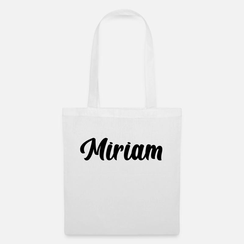 Miriam - Stoffbeutel - Weiß