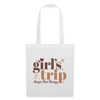 Voyage de fille moins cher que la thérapie Women Squad Vacay - Sac en tissu - blanc - Devant