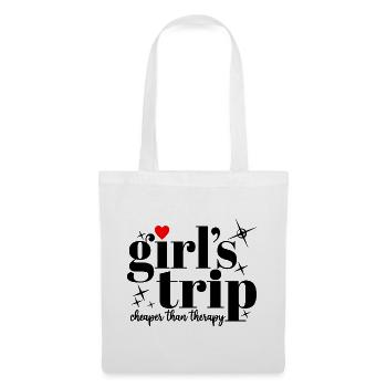 Voyage de fille moins cher que la thérapie Women Squad Vacay - Sac en tissu - blanc - Devant