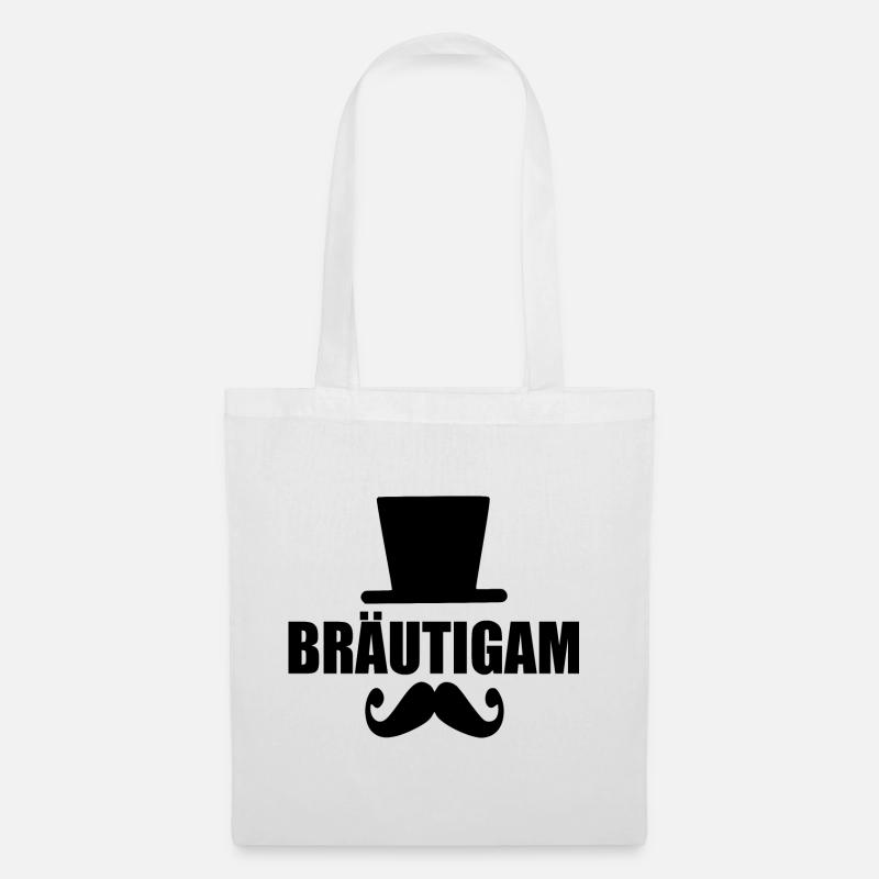 bräutigam - Stoffbeutel - Weiß