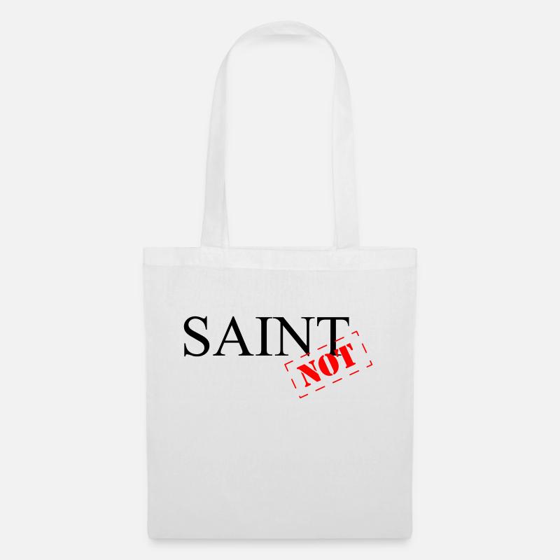 Saint Not - Tote Bag - white