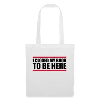 J’ai fermé mon livre - Sac en tissu - blanc - Devant