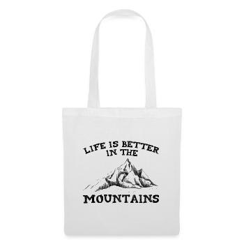 Mountain Mountains Mountaineering Hiking Climbing Nature - Tote Bag - white - Front