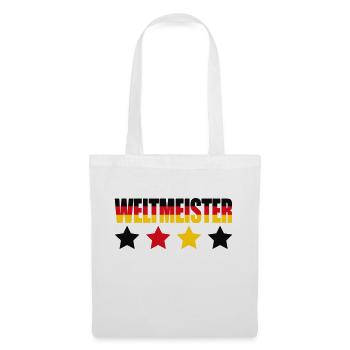 Weltmeister - Stoffbeutel - Weiß - Vorne