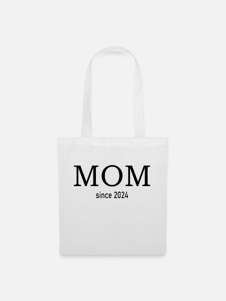 mom since 2024 - Stoffbeutel - Weiß