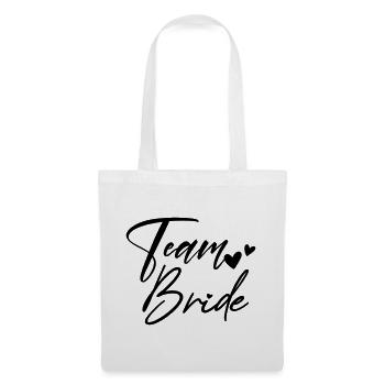 TEAM BRIDE Junggesellenabschied - Stoffbeutel - Weiß - Vorne