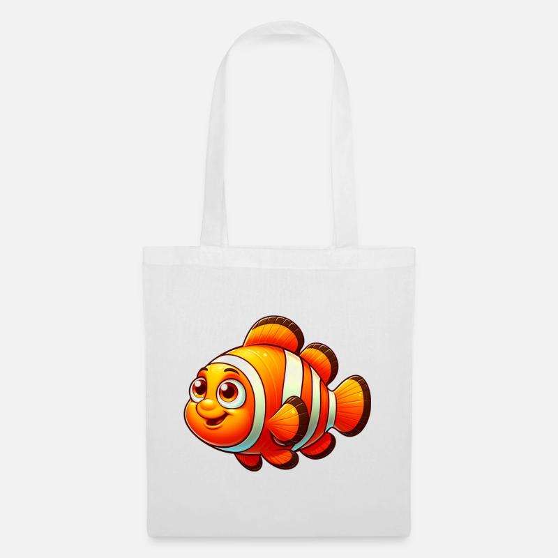Clownfisch - Stoffbeutel - Weiß