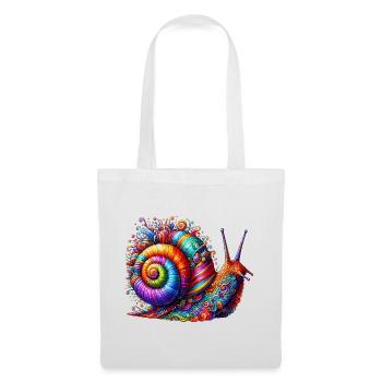Escargot - Sac en tissu - blanc - Devant