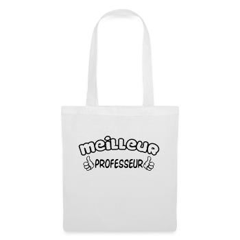 MEILLEUR PROFESSEUR - Sac en tissu - blanc - Devant