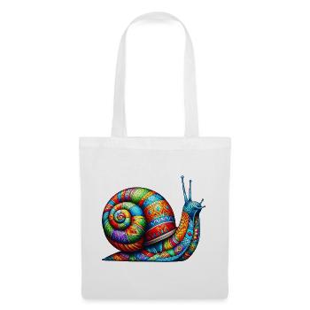 Escargot - Sac en tissu - blanc - Devant