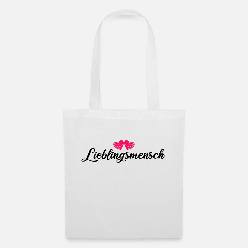 Lieblingsmensch - Stoffbeutel - Weiß