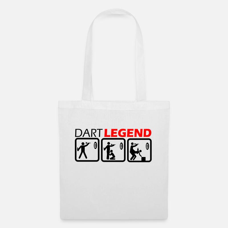 Légende des fléchettes - Sac en tissu - blanc