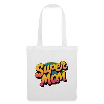Super maman - Sac en tissu - blanc - Devant