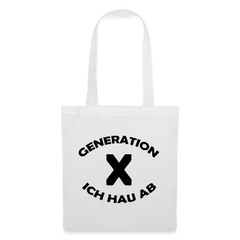 GENERATION X - Stoffbeutel - Weiß - Vorne