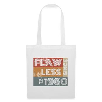65. Birthday Flawless since 12/1960 - Tote Bag - white - Front